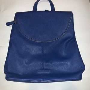 Vera Bradley faux leather backpack